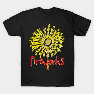 Fireworks Art T-Shirt